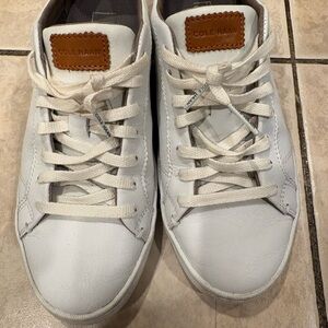Cole Haan White Leather Casual Shoes